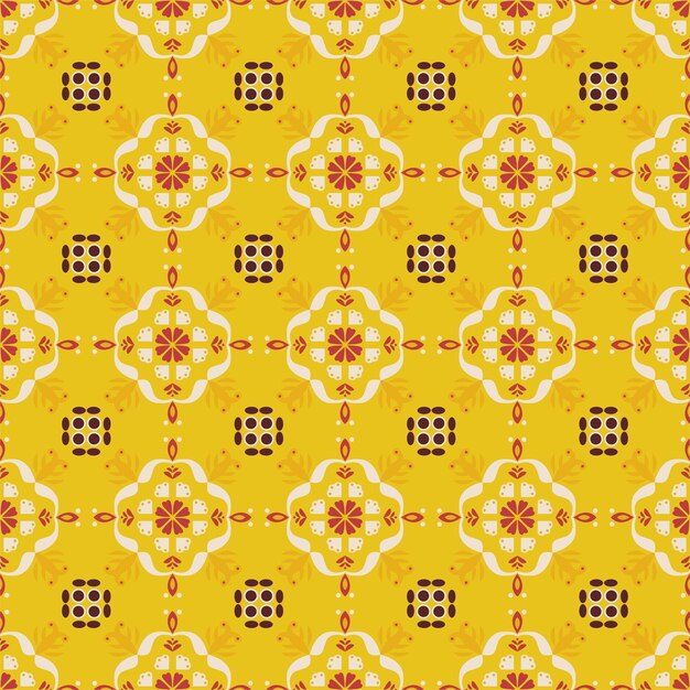 Arte de patrón de damasco de naturaleza aborigen retro de fondo transparente