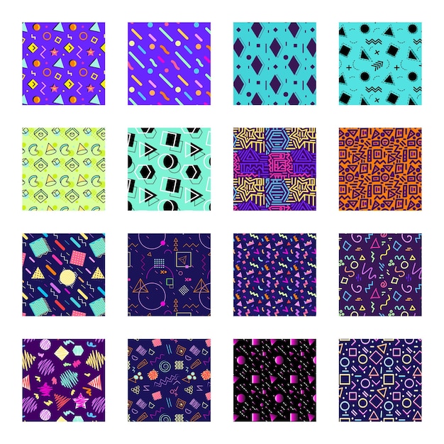 Arte de patrón de fondos coloridos