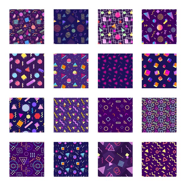 Arte de patrón de fondos coloridos