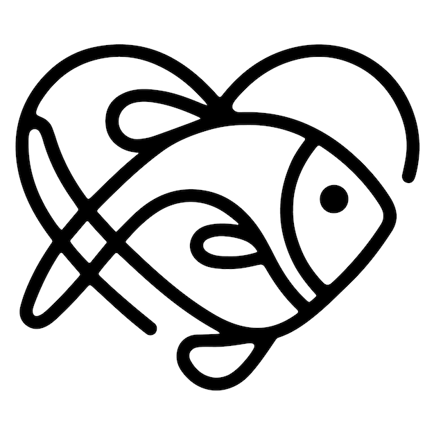 Vector arte de peces diseño vectorial