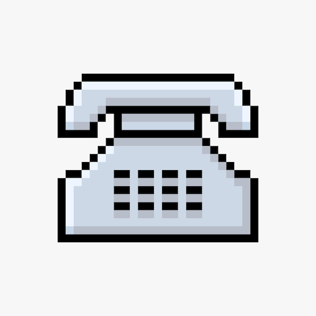 Arte del pixel del teléfono