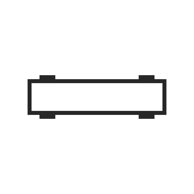 arte de píxeles de borde rectangular