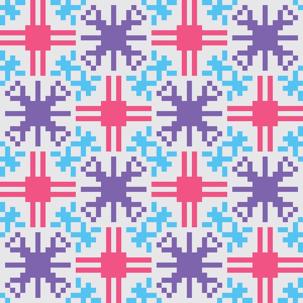 arte de píxeles patrón abstracto sin costuras estética vintage diseño de sprite retro
