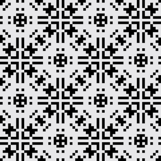arte de píxeles patrón abstracto sin costuras estética vintage diseño de sprite retro