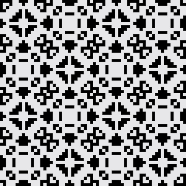 arte de píxeles patrón abstracto sin costuras estética vintage diseño de sprite retro