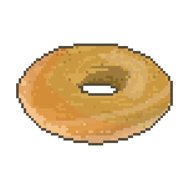 arte de píxeles de rosquilla para proyectos y diseños digitales dinámicos