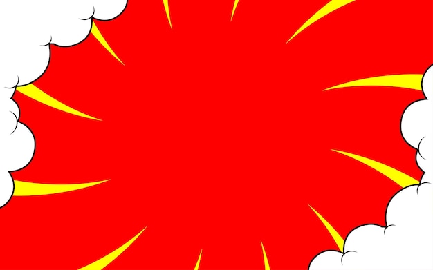 arte pop cómic efecto de estallido de sol fondo con semitonos