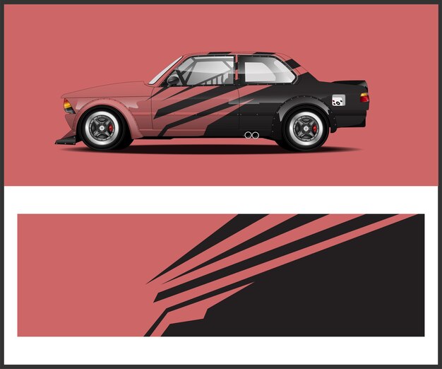 Arte de rotulación automotriz para el diseño de rotulación de automóviles