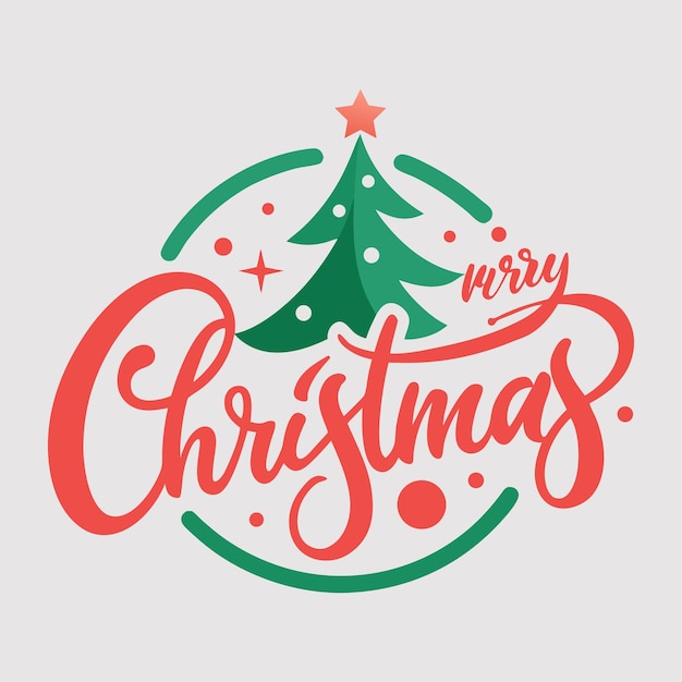 Un arte tipográfico de Feliz Navidad