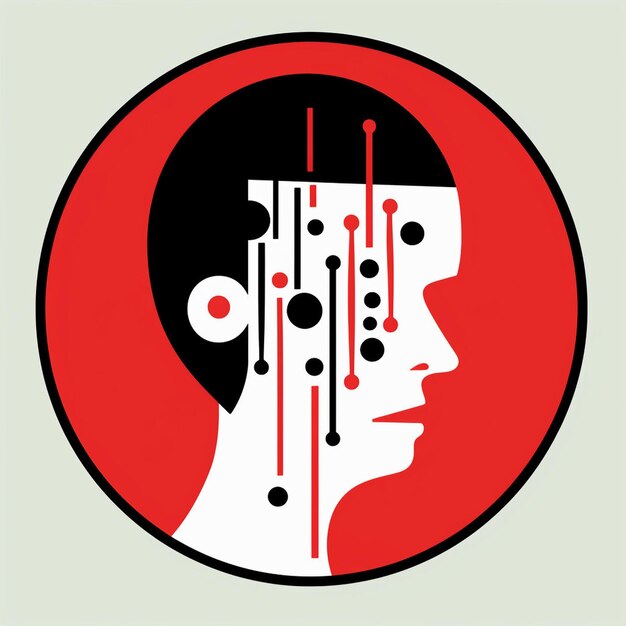 Arte vectorial aterrador tipo Frankenstein