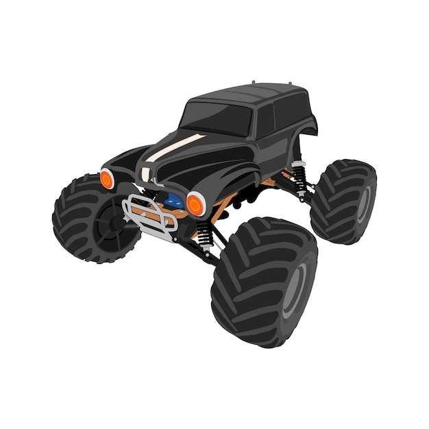 Arte vectorial de automóviles RC y automóviles de juegos
