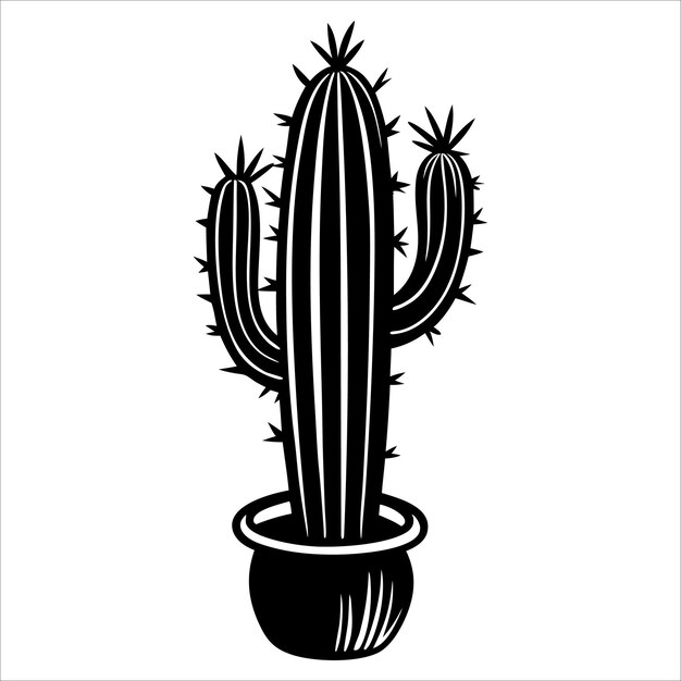 arte vectorial de cactus