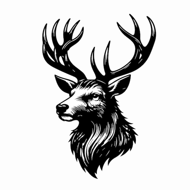 arte vectorial de ciervos y animales