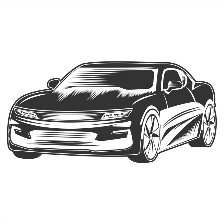 arte vectorial de coche