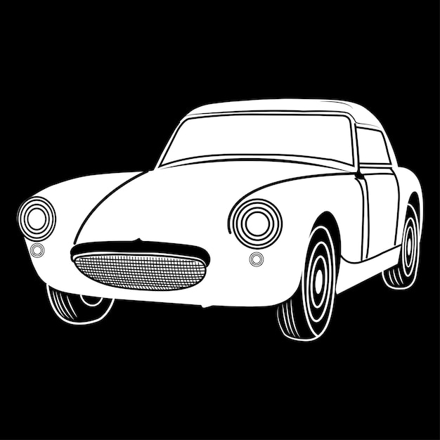 Vector arte vectorial de coche