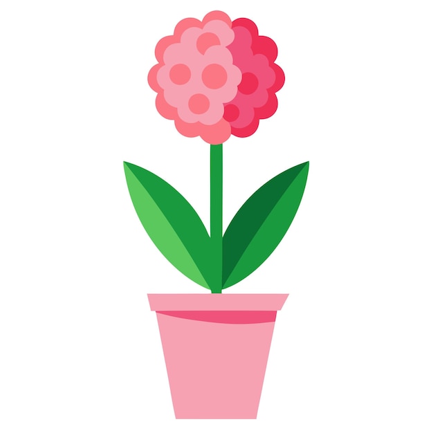 El arte vectorial de color rosa de la perla