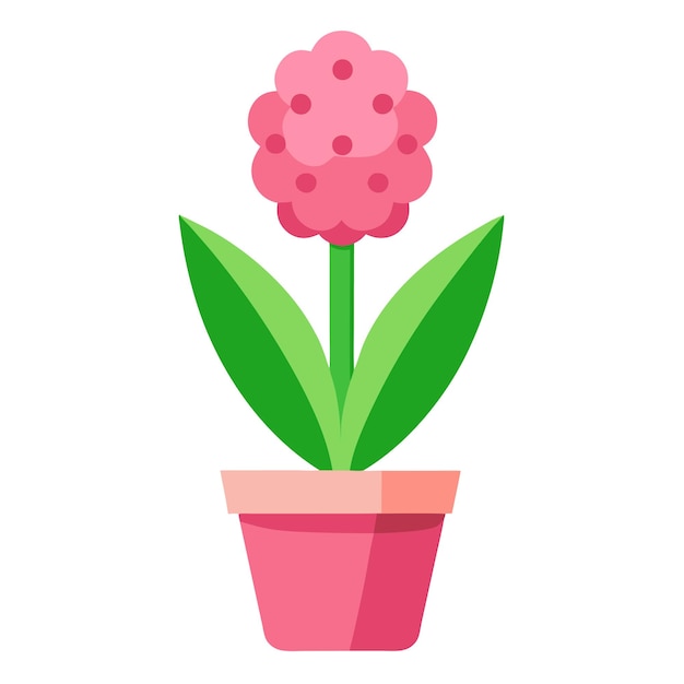El arte vectorial de color rosa de la perla