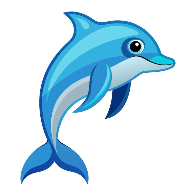 Arte vectorial de delfines