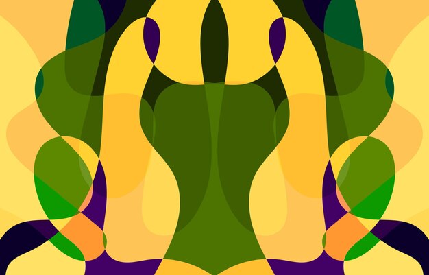 Arte vectorial de diseño de fondo abstracto colorido