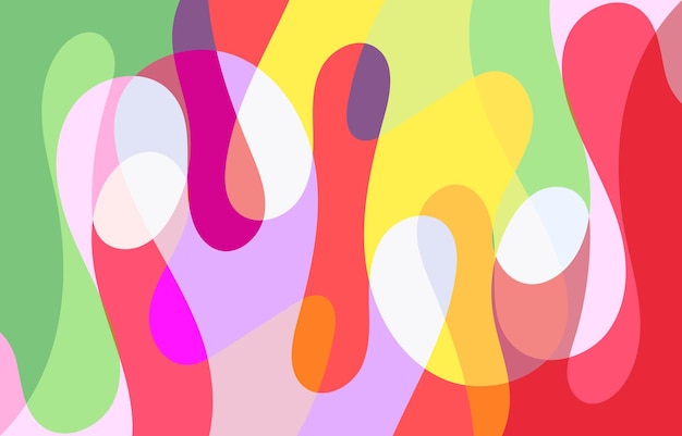 Arte vectorial de diseño de fondo abstracto colorido
