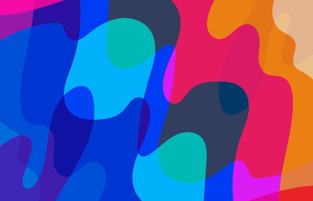 Arte vectorial de diseño de fondo abstracto colorido