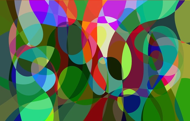 Arte vectorial de diseño de fondo abstracto colorido