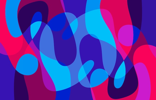 Arte vectorial de diseño de fondo abstracto colorido