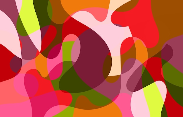 Arte vectorial de diseño de fondo abstracto colorido