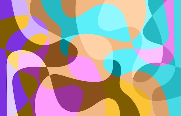 Arte vectorial de diseño de fondo abstracto colorido