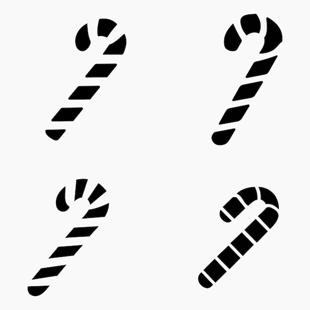 Arte vectorial de los dulces de Navidad
