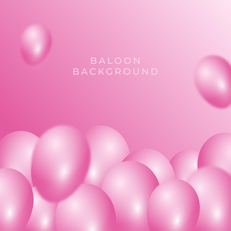Vector arte vectorial de fondo de globo rosa