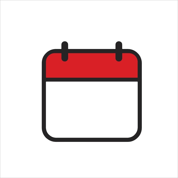 Arte vectorial del icono del calendario