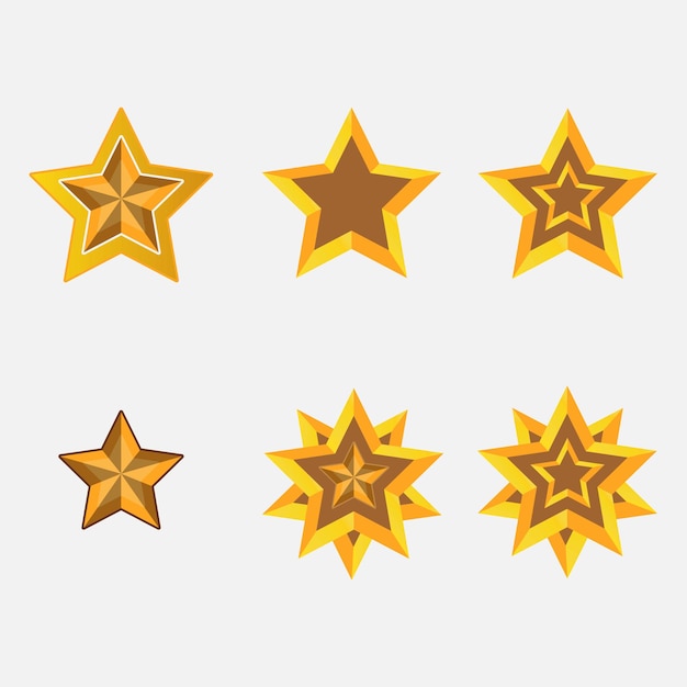 El arte vectorial de la ilustración de estrellas