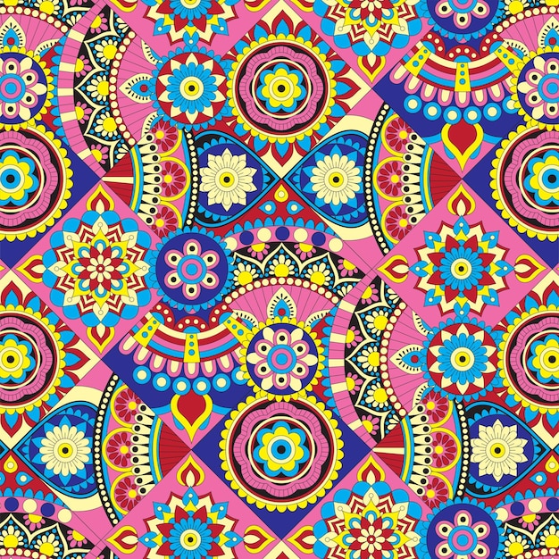 Arte vectorial de impresión sin costuras de patrón creativo