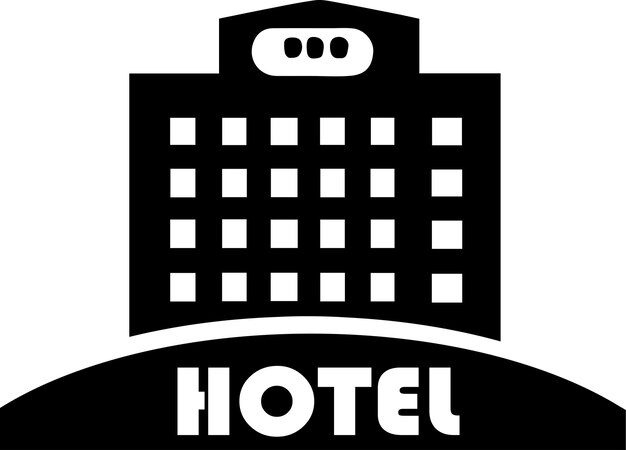 Arte vectorial del logotipo del hotel 24