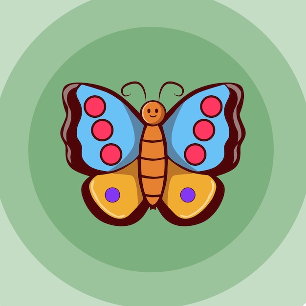 Vector el arte vectorial de las mariposas