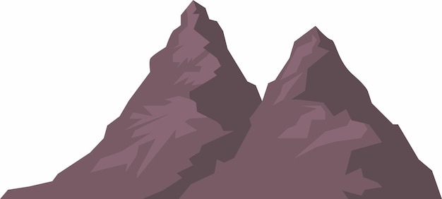 arte vectorial de montaña