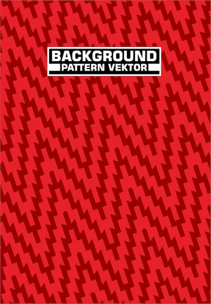 Arte vectorial de patrón de fondo rojo