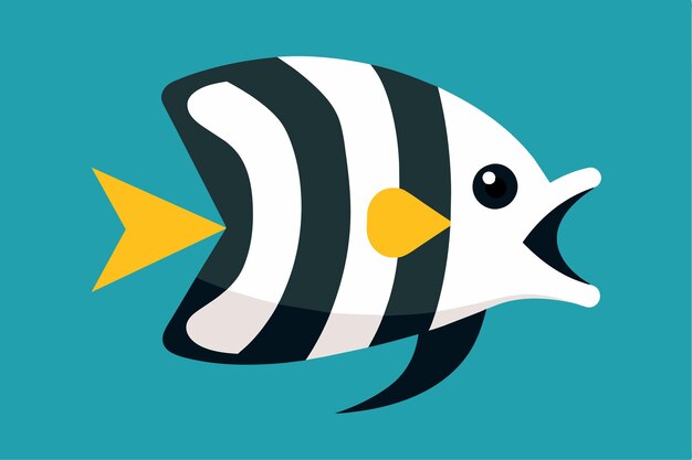 Arte vectorial de peces ángeles