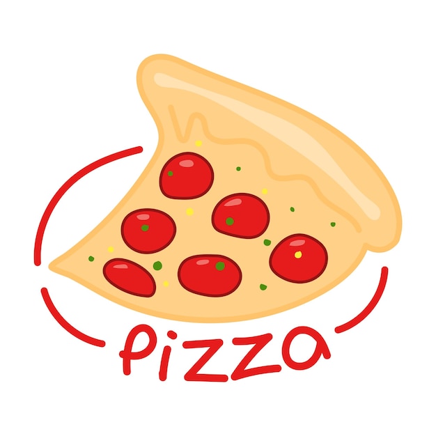 arte vectorial de pizza