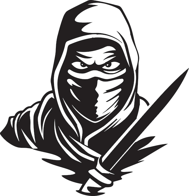 Vector el arte vectorial reveló la artesanía de los ninjas