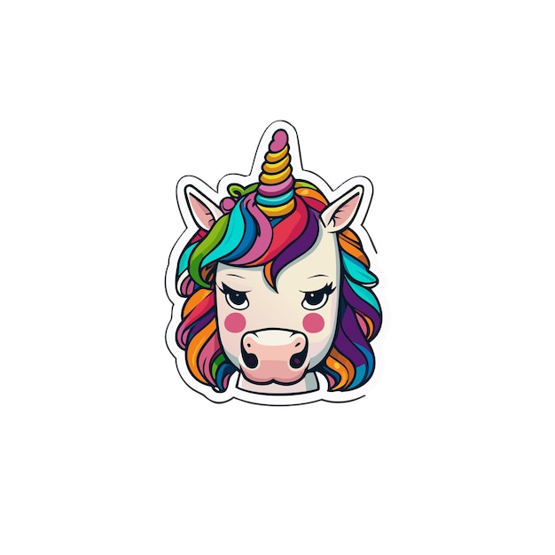 El arte vectorial saca la felicidad incluso en los unicornios más mágicos celebrando el encanto