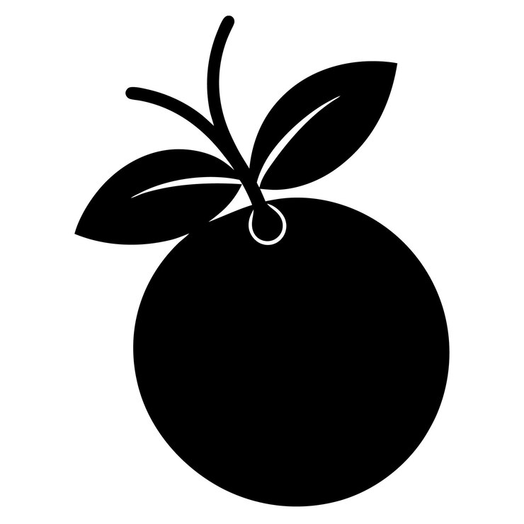 Arte vectorial de silueta de cranberry elegante e ilustración de diseño de cranbury negro