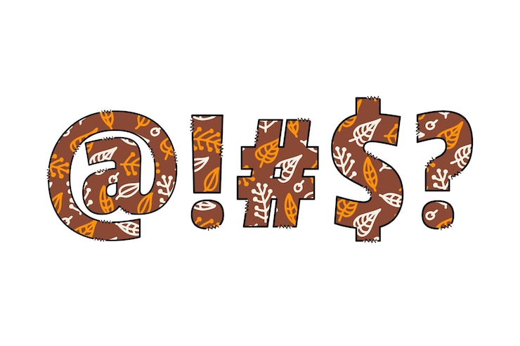 Vector artesanía de mano autumn bliss puntuación color arte creativo diseño tipográfico