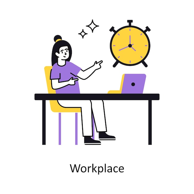 Artículo de escritura Ilustración conceptual vectorial aislada en fondo blanco