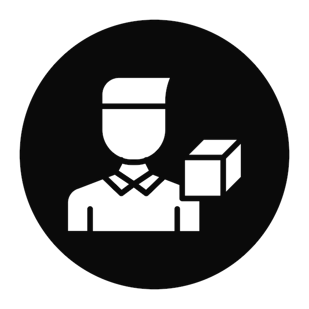 Artista 3D Imagen vectorial de icono masculino Se puede usar para el desarrollo de juegos