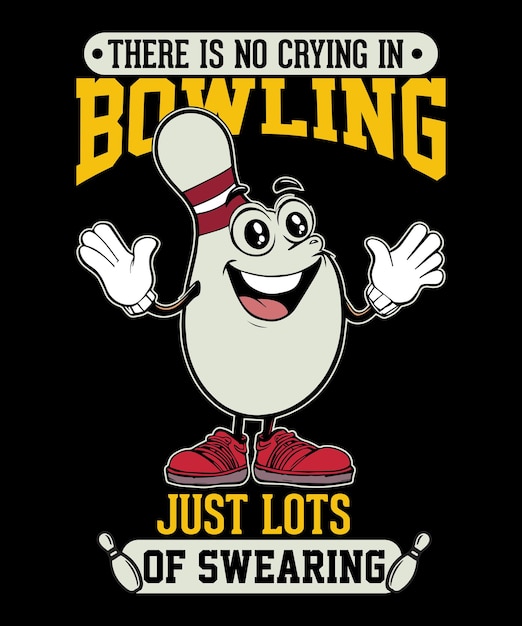 Artista de bolos de bolos con camiseta negra