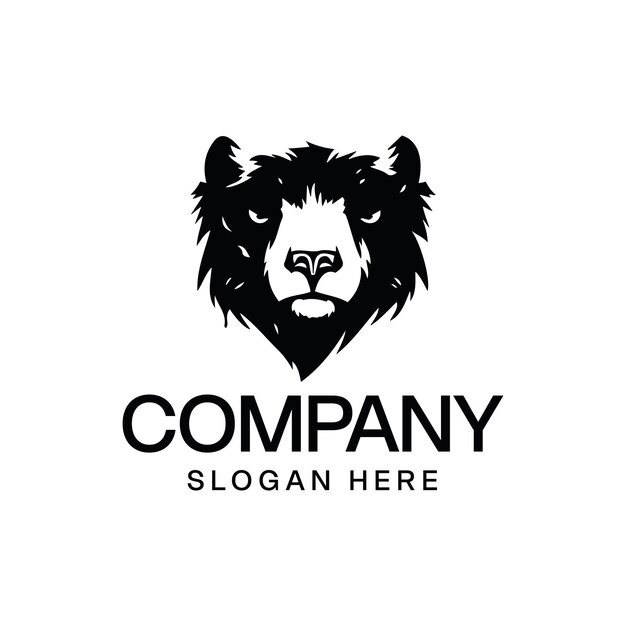 Artistic Bear Logo Design