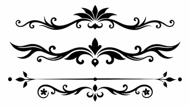 Artístico vectorial ornamental cautivador Eleva tus diseños con exquisitos detalles