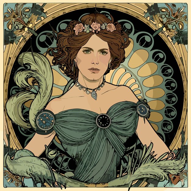 Vector el artnouveau